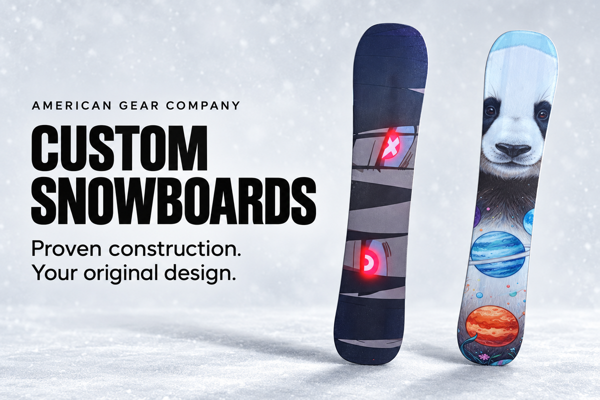 Custom Snowboards: Proven Shapes, Materials & Your Design