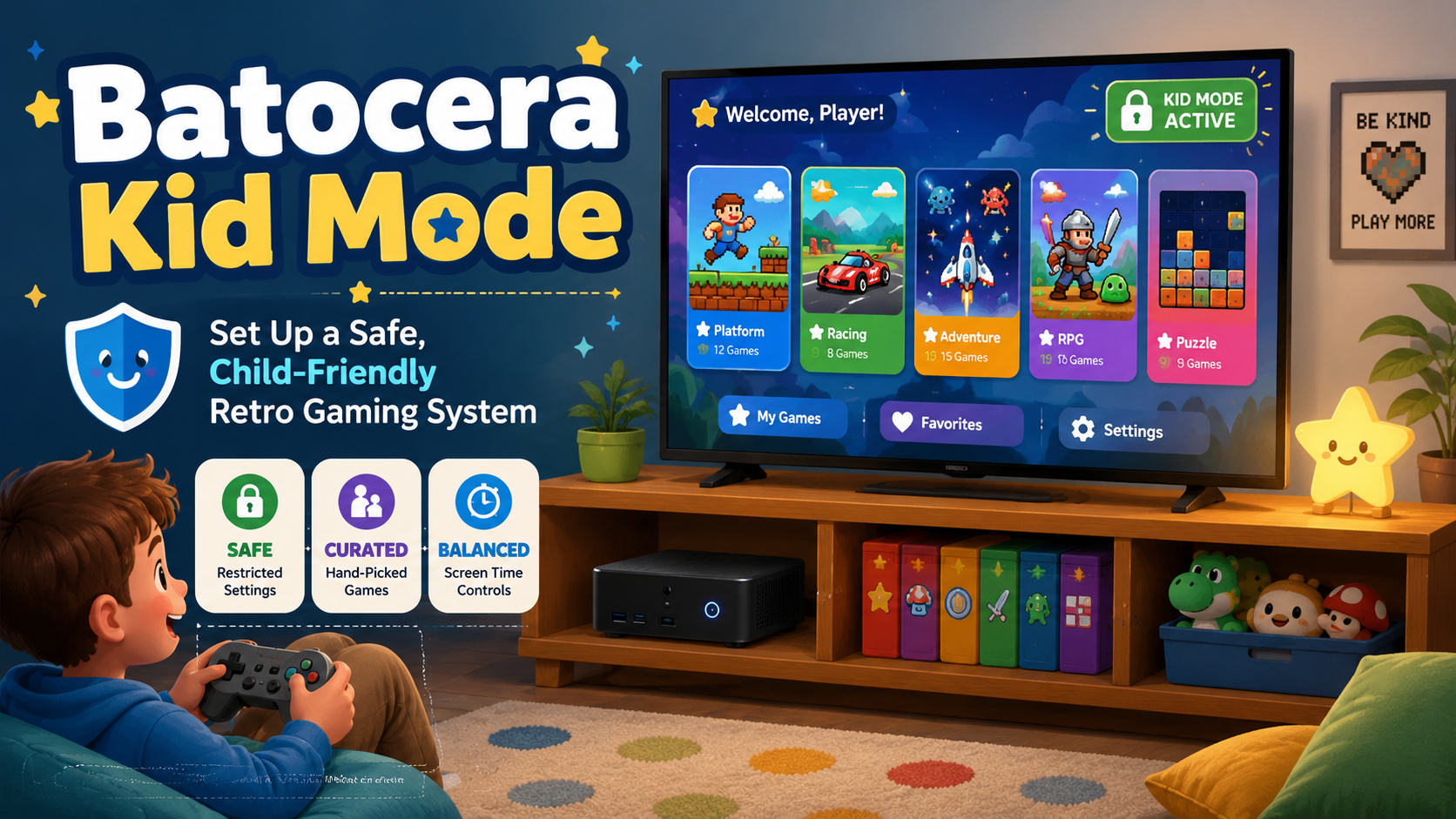 How to Put Batocera in Kid Mode: Step-by-Step Guide