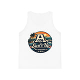 Kids' Surf Tank Top – "Surf's Up" Vintage Beach Graphic