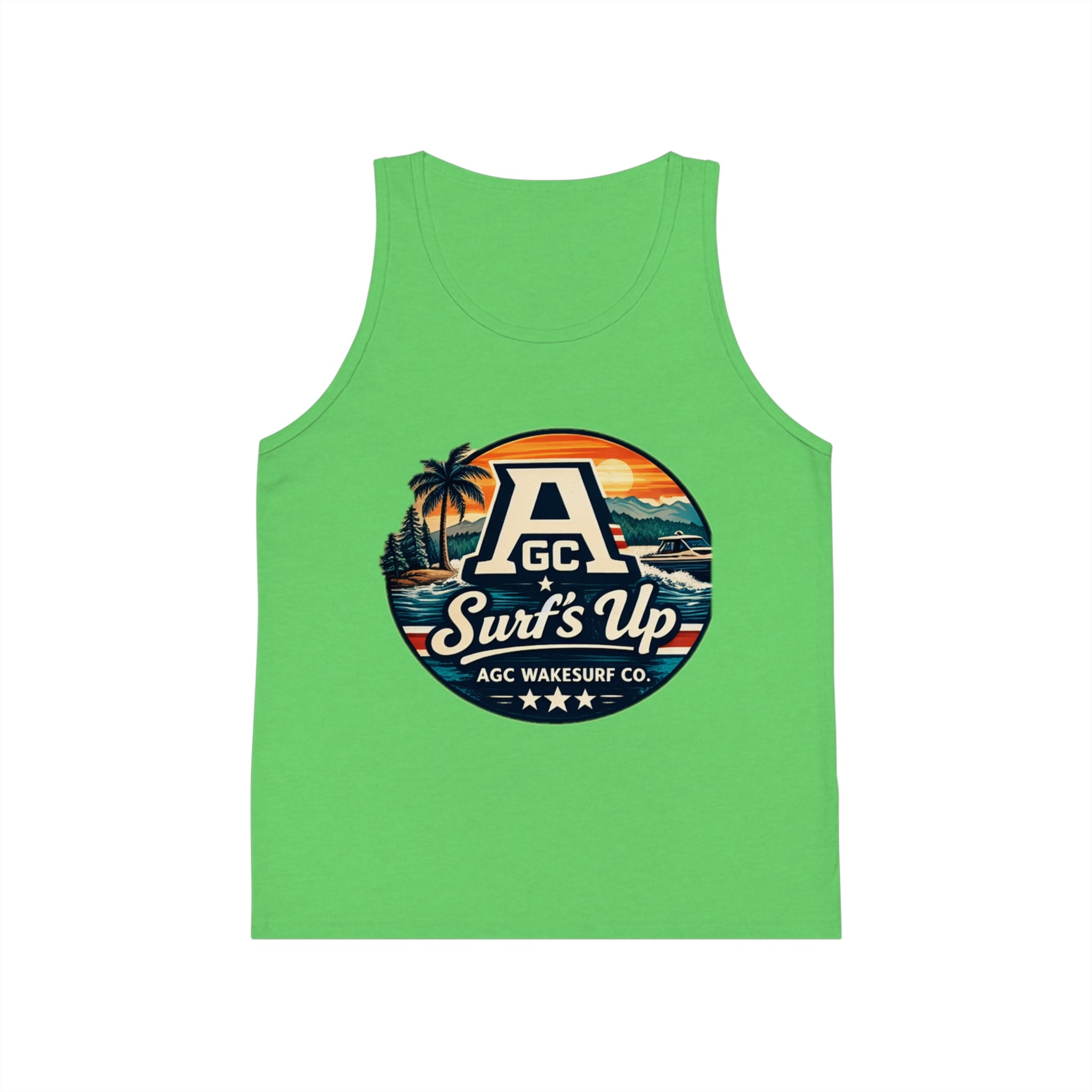 Kids' Surf Tank Top – "Surf's Up" Vintage Beach Graphic