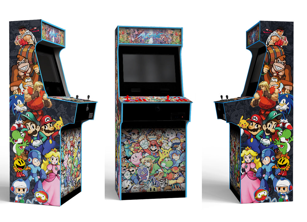 Premium Home Arcade Cabinet with PS4 & Switch Emulator Support
