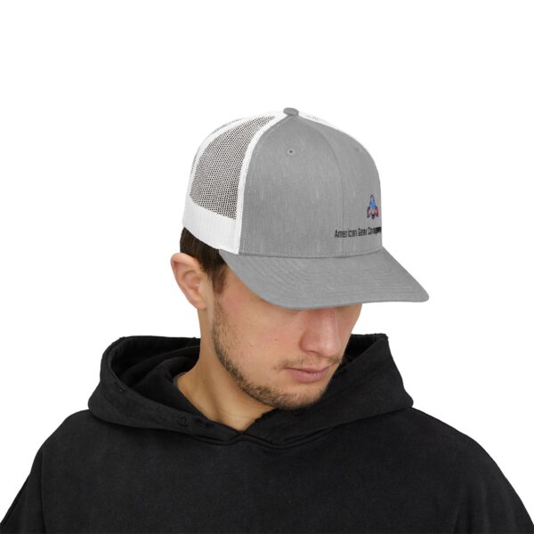 Snapback Trucker Cap - 8-Bit Retro Ship Design - Image 3