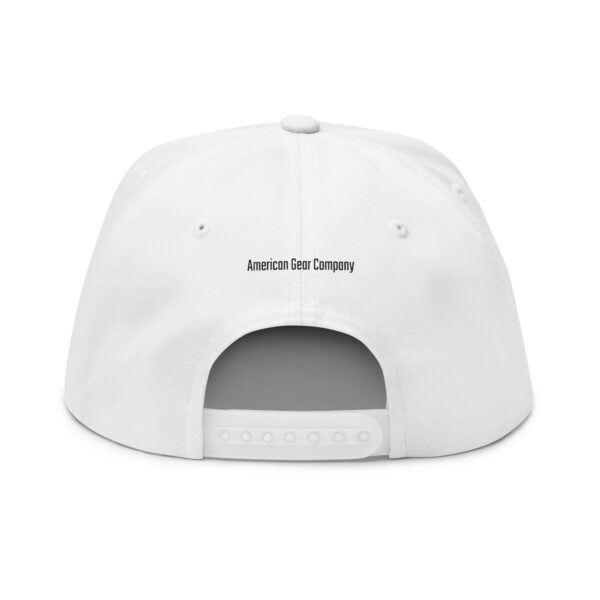 Cap 8-bit Ship Embroidered Flat Bill Cap - Image 6