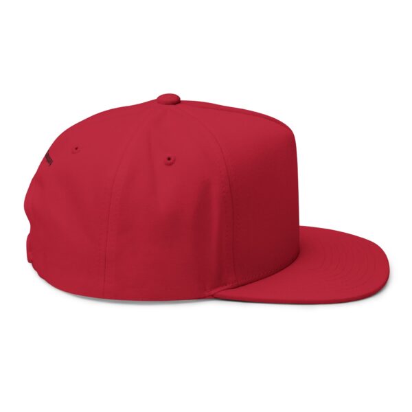 Cap 8-bit Ship Embroidered Flat Bill Cap - Image 4