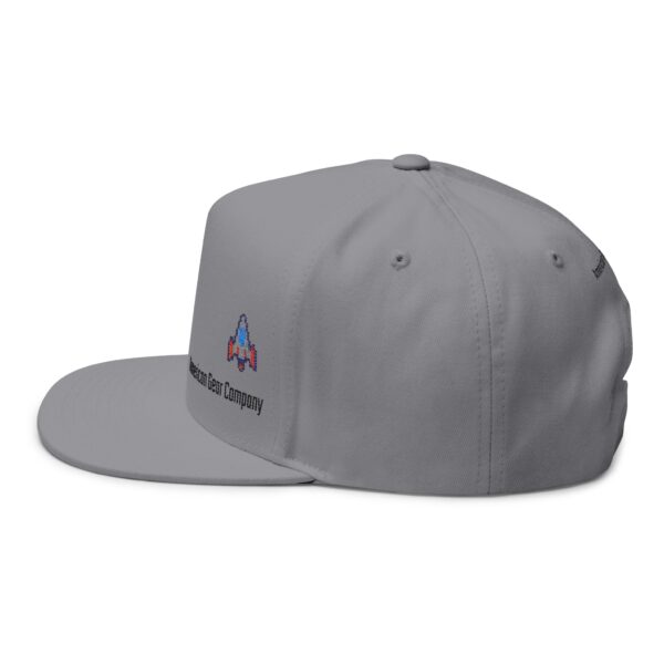 Cap 8-bit Ship Embroidered Flat Bill Cap - Image 11