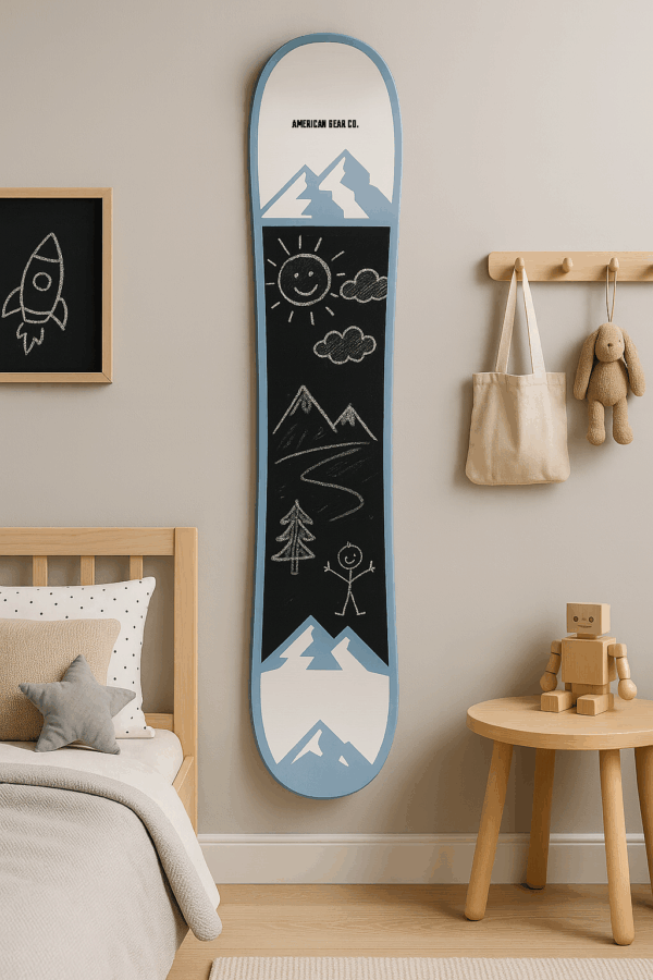Display Chalkboard Snowboard