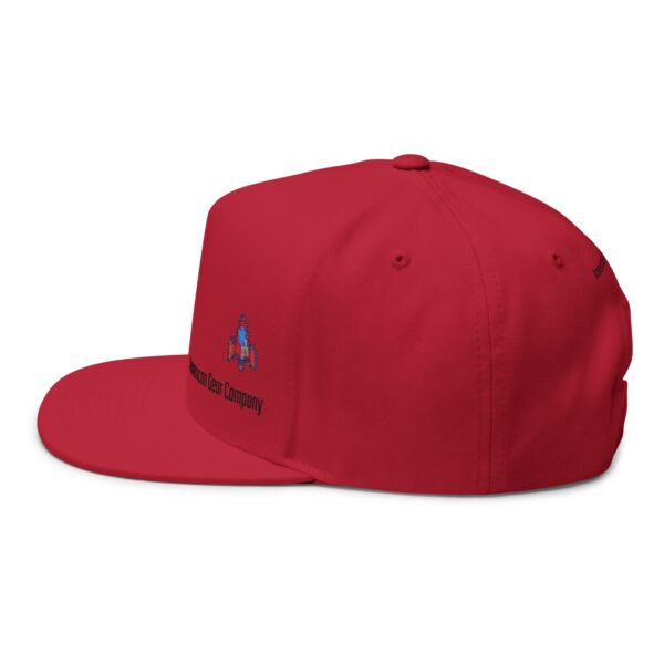 Cap 8-bit Ship Embroidered Flat Bill Cap - Image 3