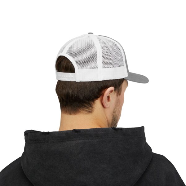Snapback Trucker Cap - 8-Bit Retro Ship Design - Image 4