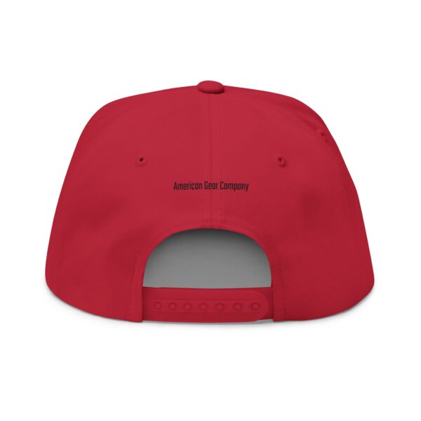 Cap 8-bit Ship Embroidered Flat Bill Cap - Image 2