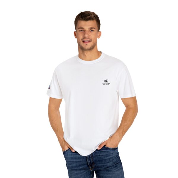 T-shirt with American Gear Logo and 8 Bit Ship Design - Image 4