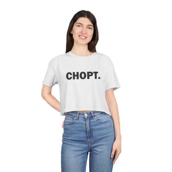 Crop Tee Chopt Fashion Top for Women - Image 6