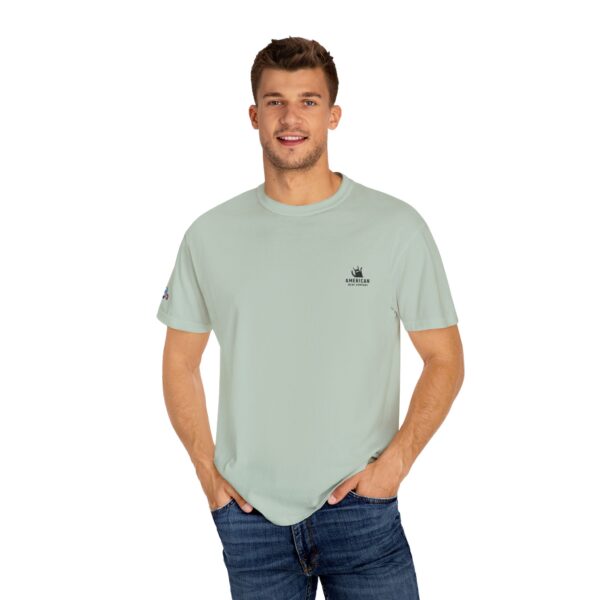 T-shirt with American Gear Logo and 8 Bit Ship Design - Image 8
