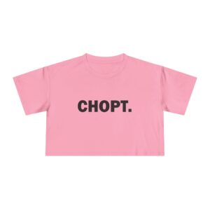 Crop Tee Chopt Fashion Top for Women