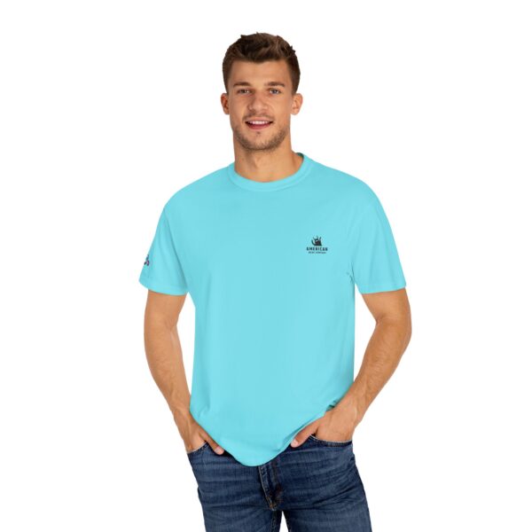 T-shirt with American Gear Logo and 8 Bit Ship Design - Image 12