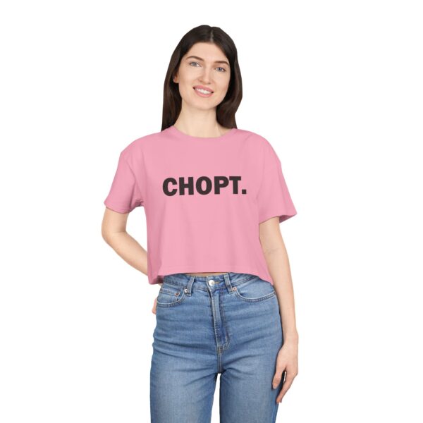 Crop Tee Chopt Fashion Top for Women - Image 3