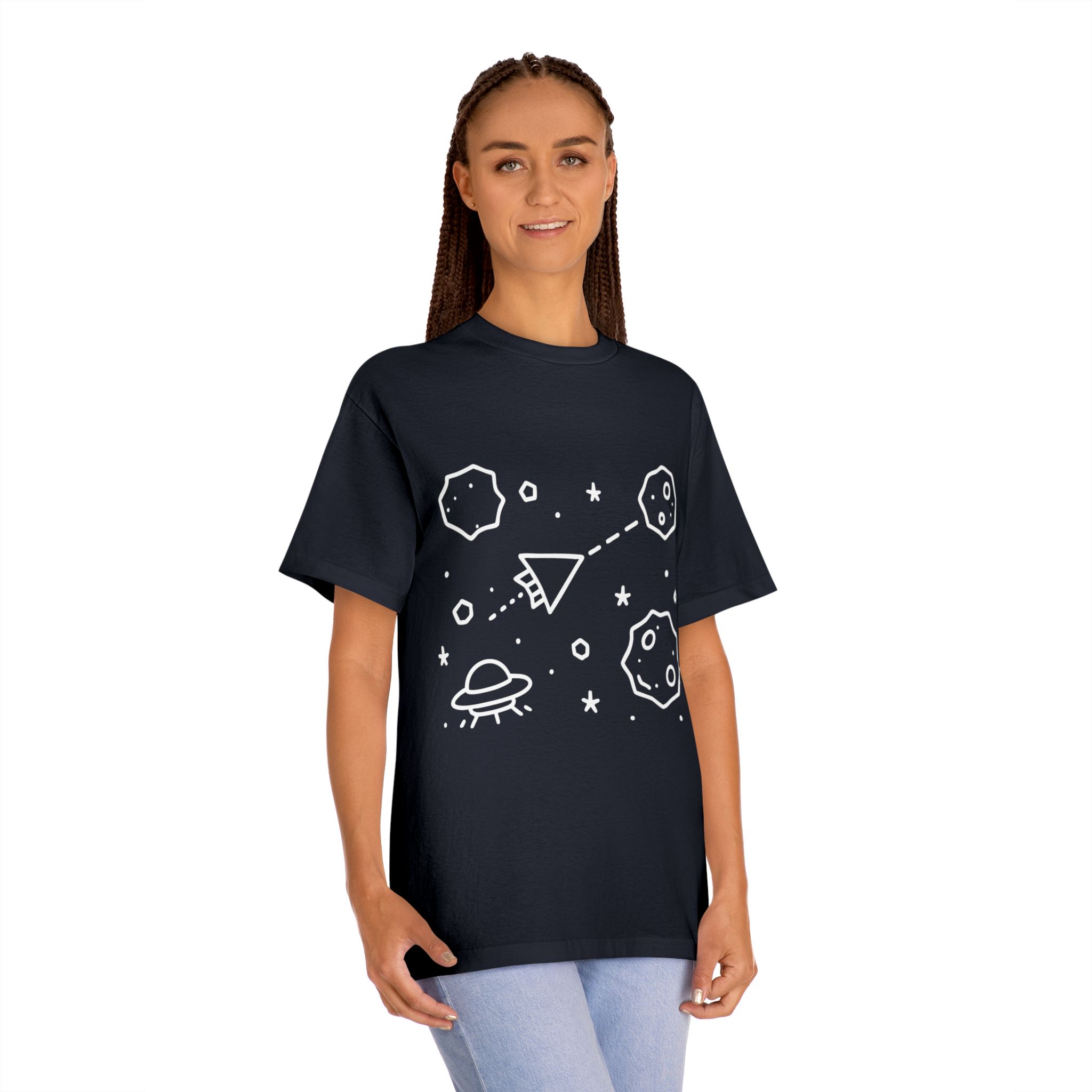 Retro Asteroids T-Shirt – Vintage Arcade Game Tee for Gamers & Nostalgia Fans | Unisex Retro Gaming Shirt - Image 3